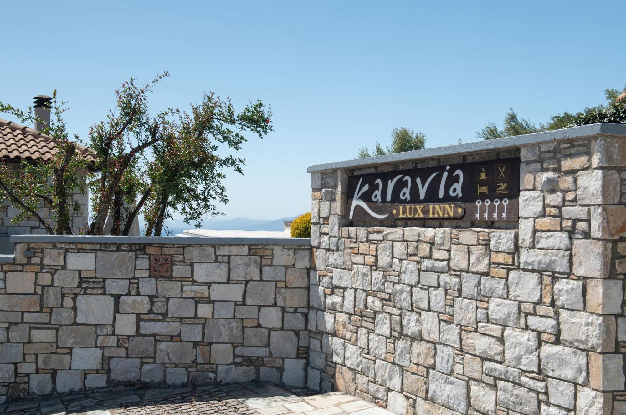 Karavia Lux Inn Áfissos Exterior foto
